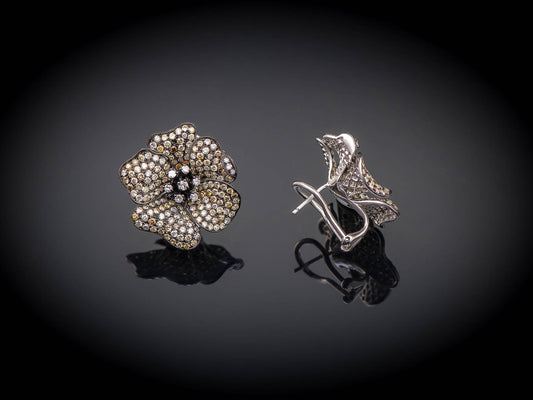 Серьги с бриллиантами