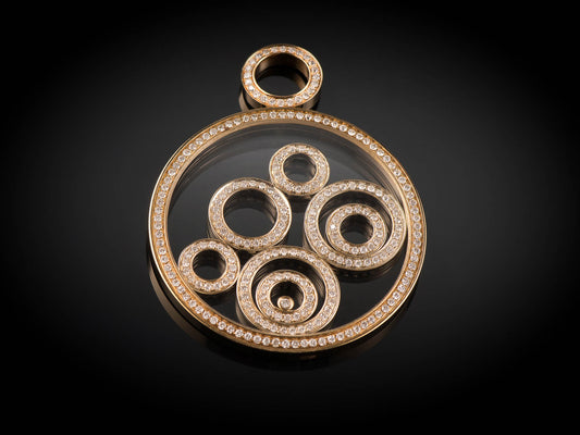 Кулон с бриллиантами