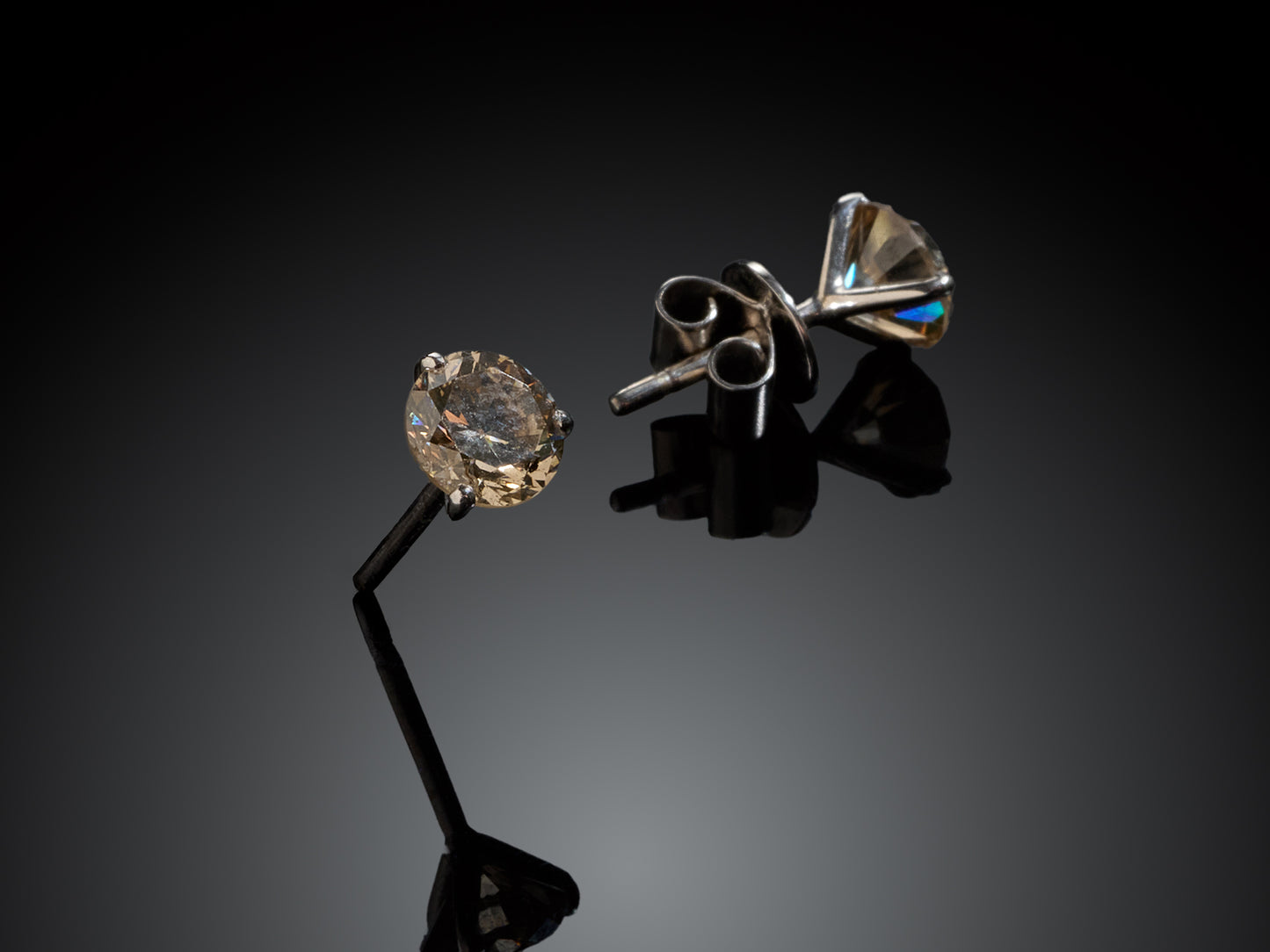 Серьги с бриллиантами