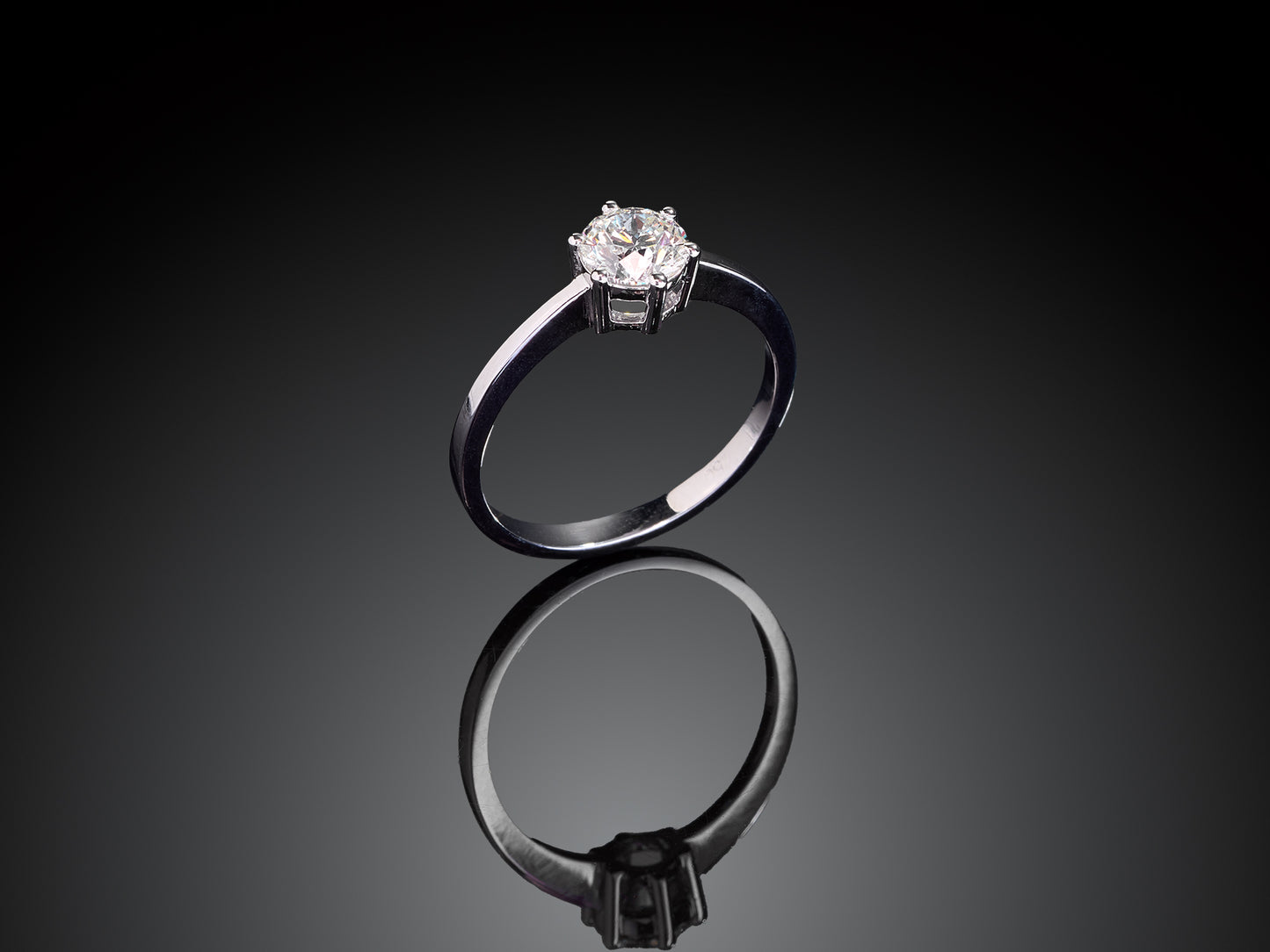 Кольцо с бриллиантом 0.70ct GIA