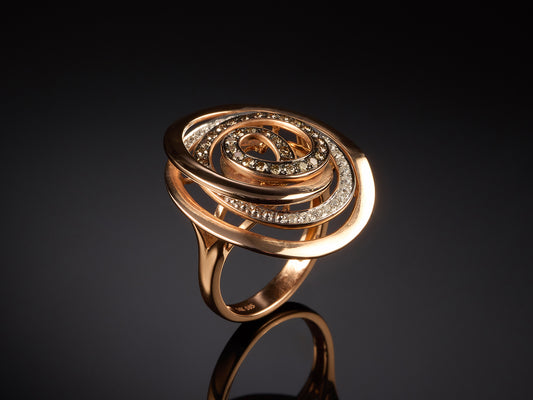 Кольцо с бриллиантами