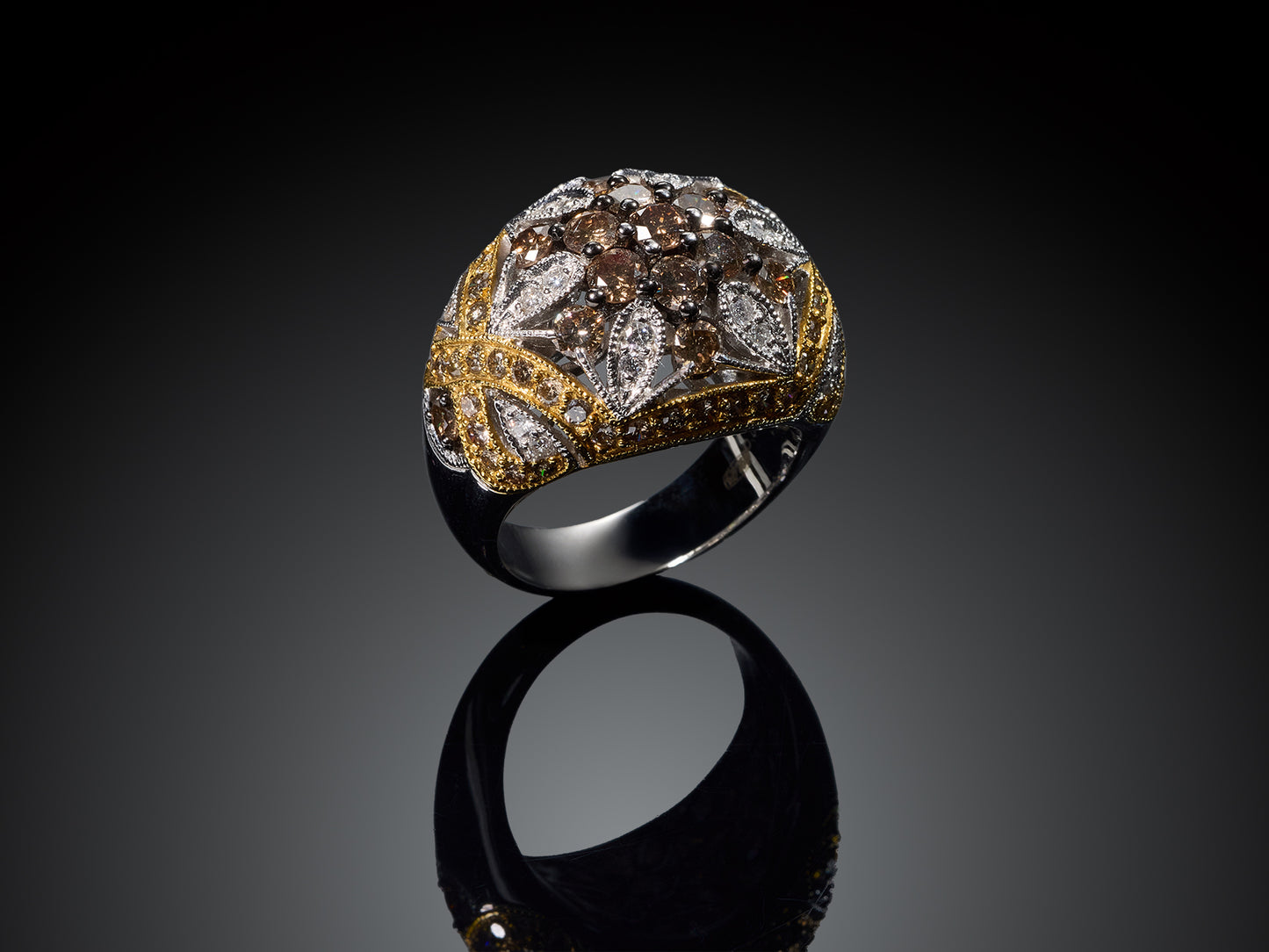 Кольцо с бриллиантами