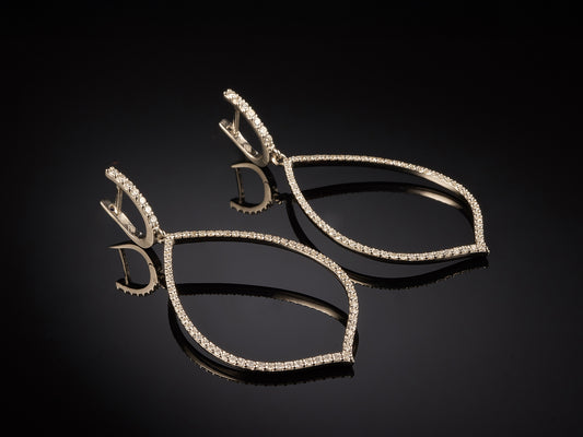 Серьги с бриллиантами