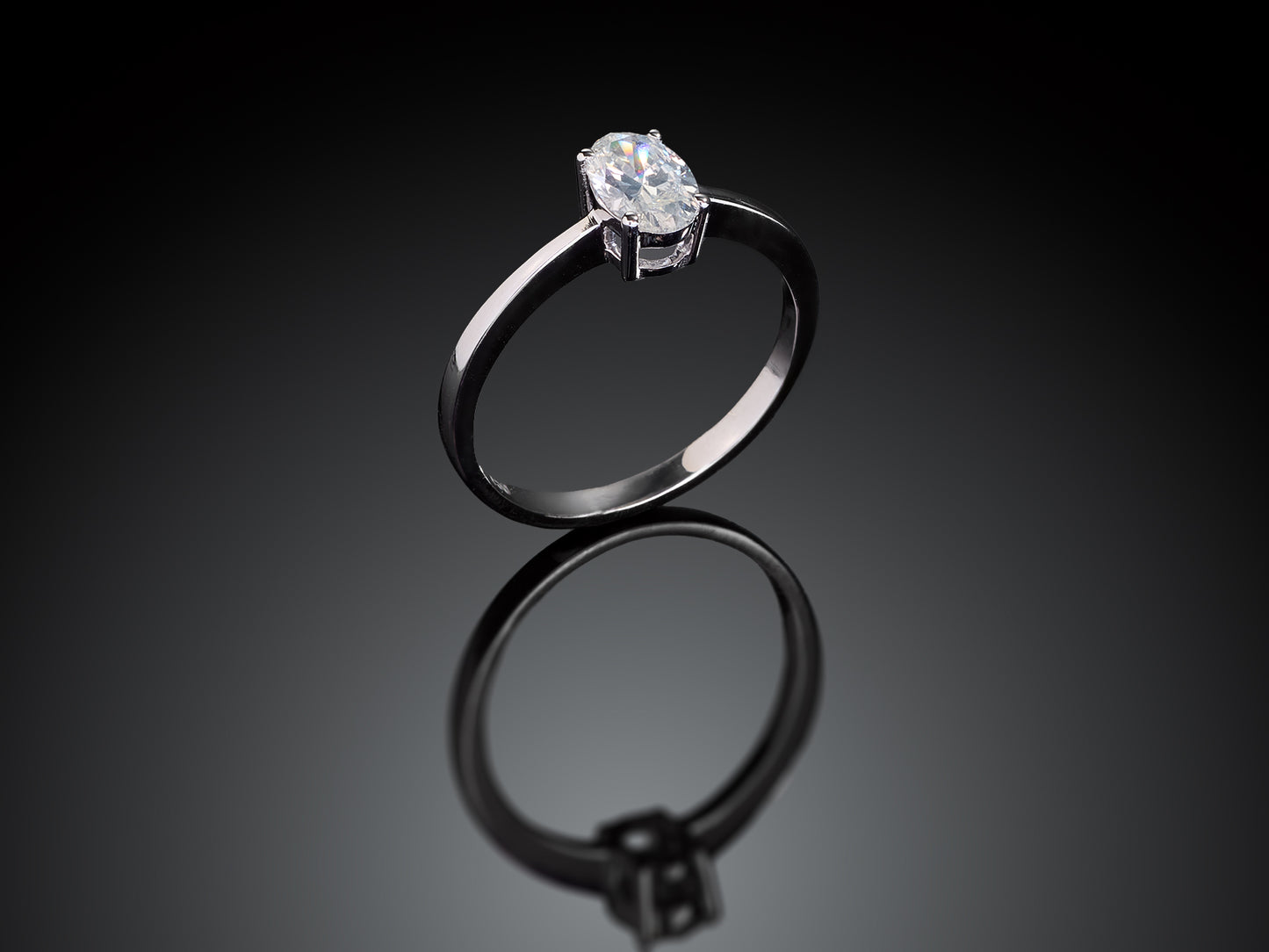 Кольцо с бриллиантом 0.59ct GIA