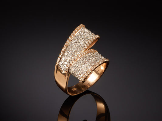 Кольцо с бриллиантами