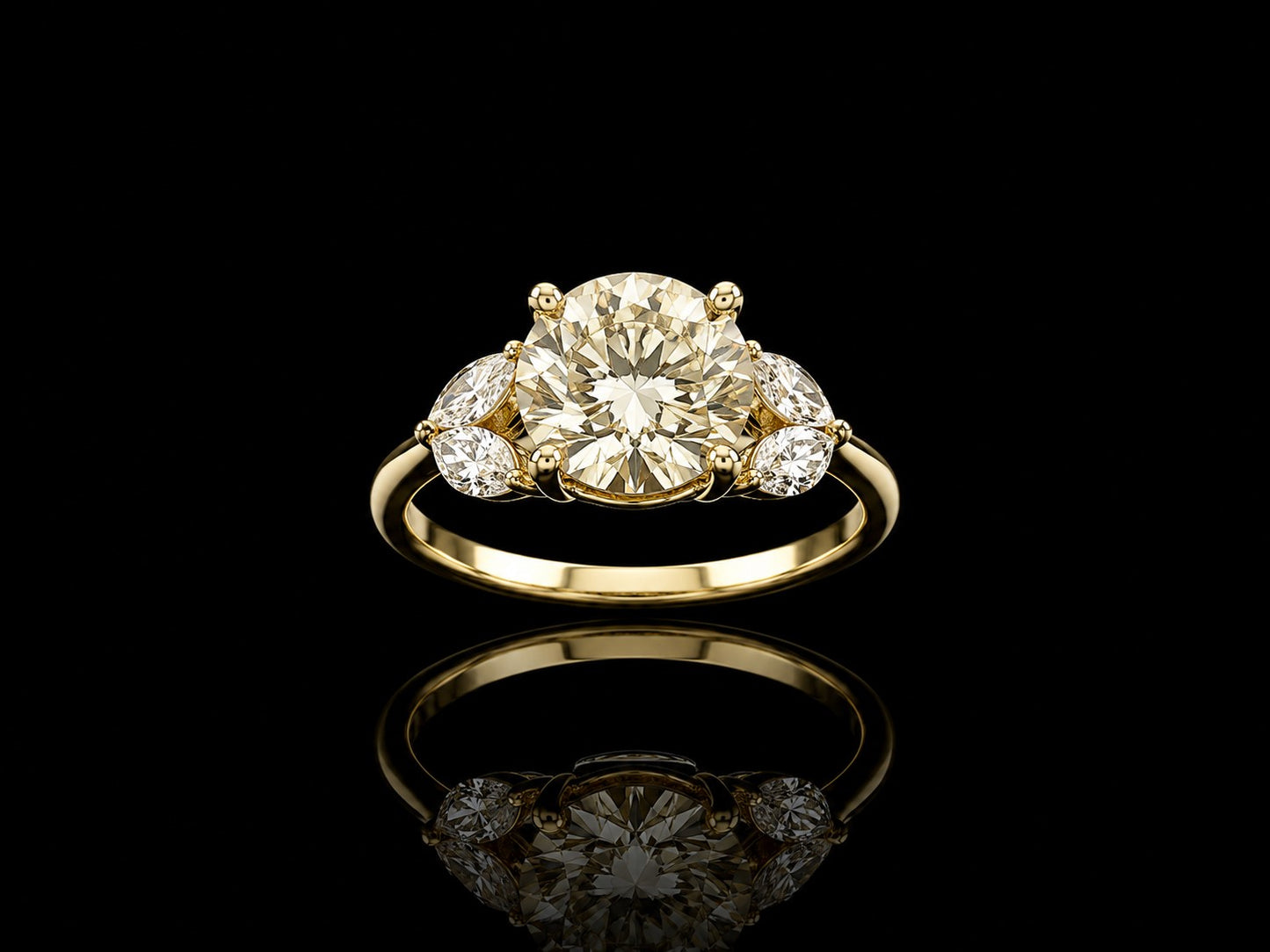 Gredzens ar briljantiem 2.77ct IGI