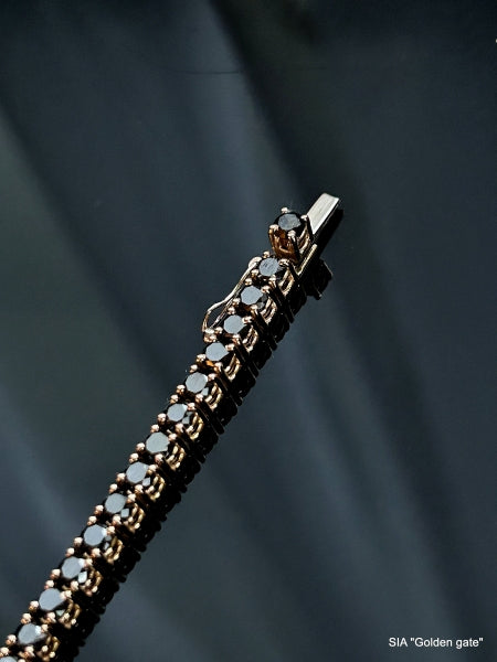 Теннис браслет с бриллиантами 7.39ct