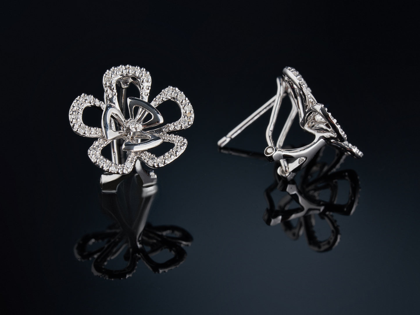 Серьги с бриллиантами