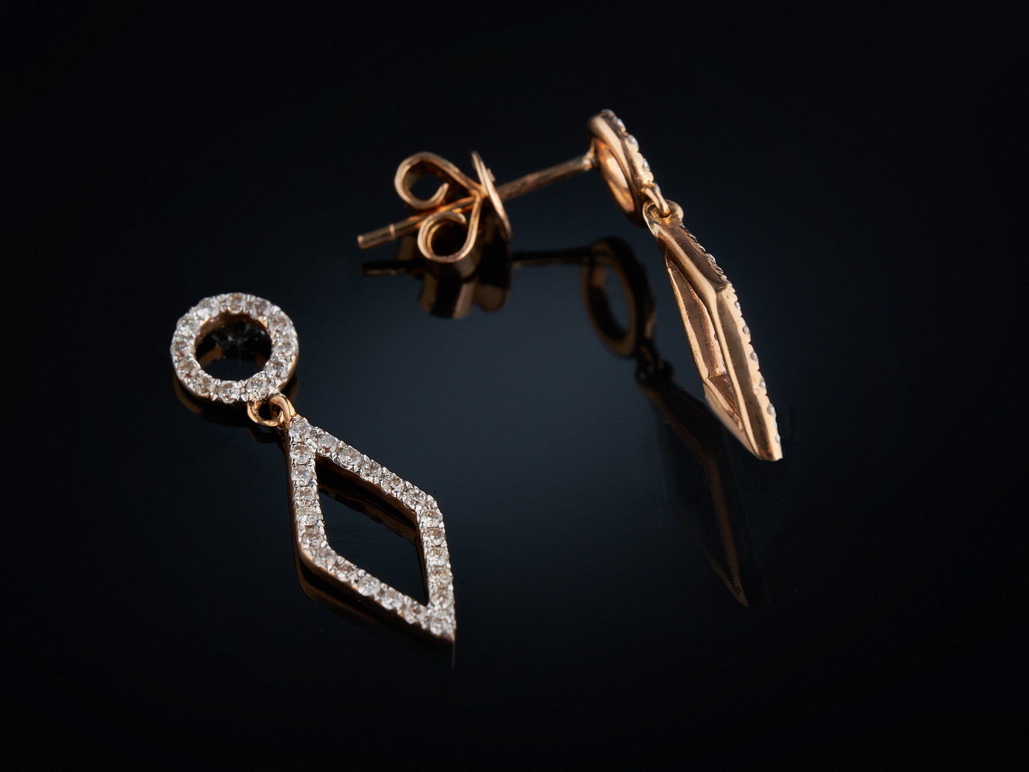 Серьги с бриллиантами