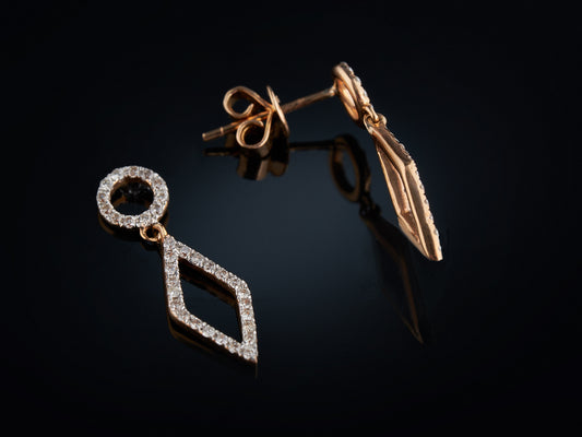 Серьги с бриллиантами