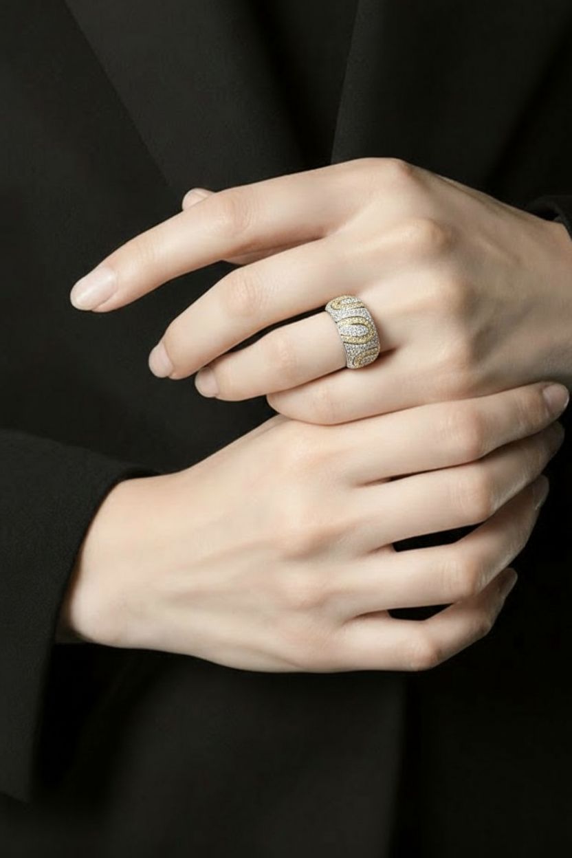 Кольцо с бриллиантами