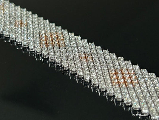 Браслет с бриллиантами 22.00ct