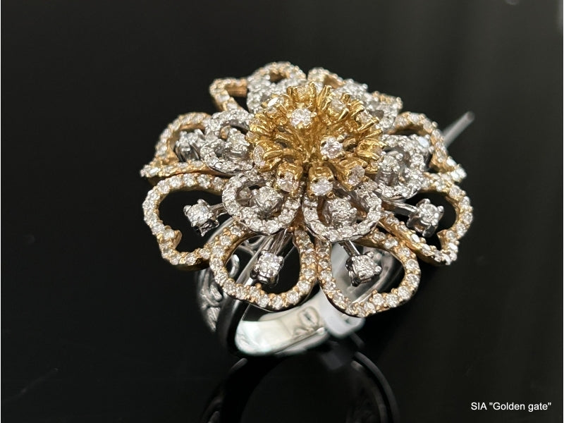 Кольцо с бриллиантами