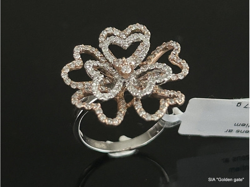 Кольцо с бриллиантами