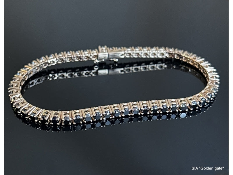 Теннис браслет с бриллиантами 7.39ct