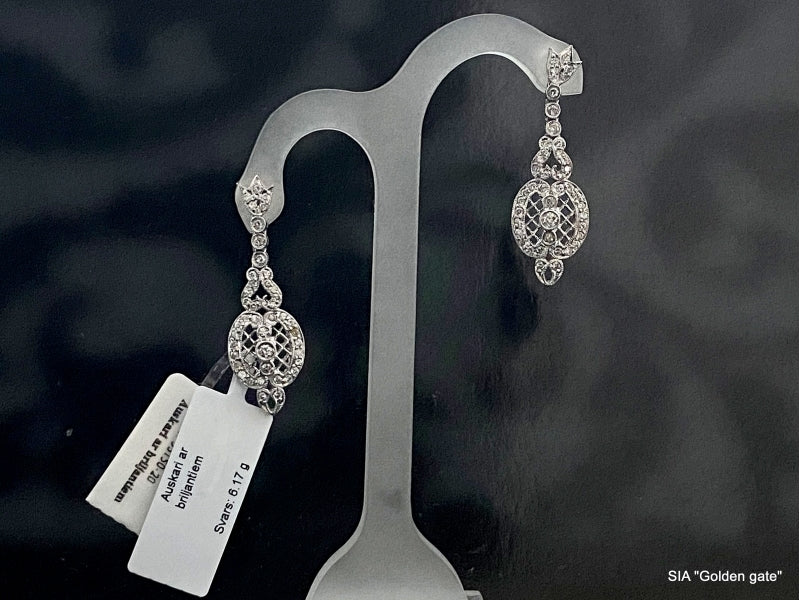 Серьги с бриллиантами