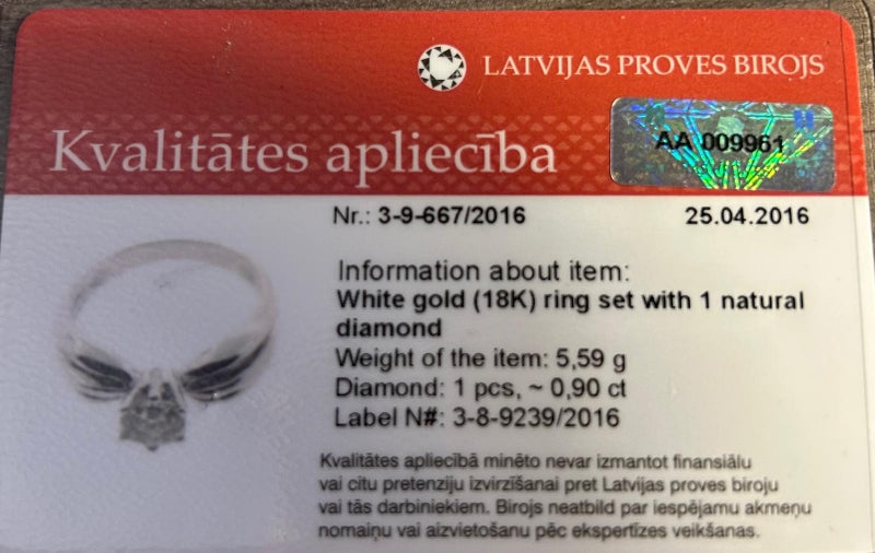 Gredzens ar briljantu