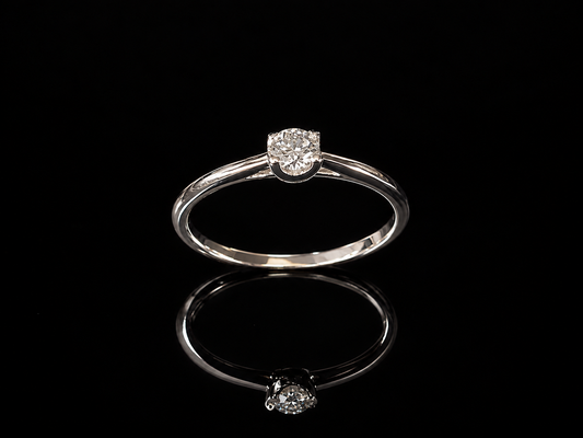 Кольцо с бриллиантом 0.20ct