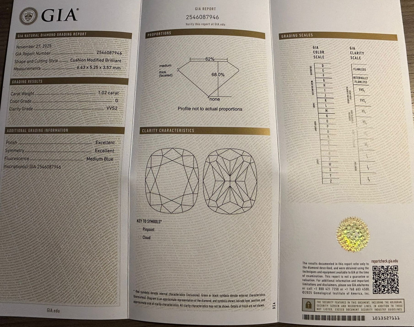 Platīnas gredzens ar briljantiem 1.72ct GIA