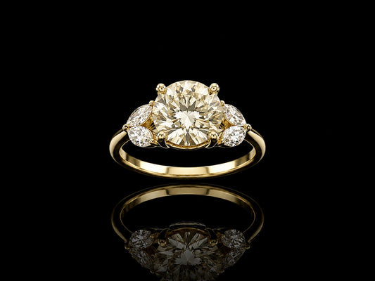 Gredzens ar briljantiem 2.77ct IGI