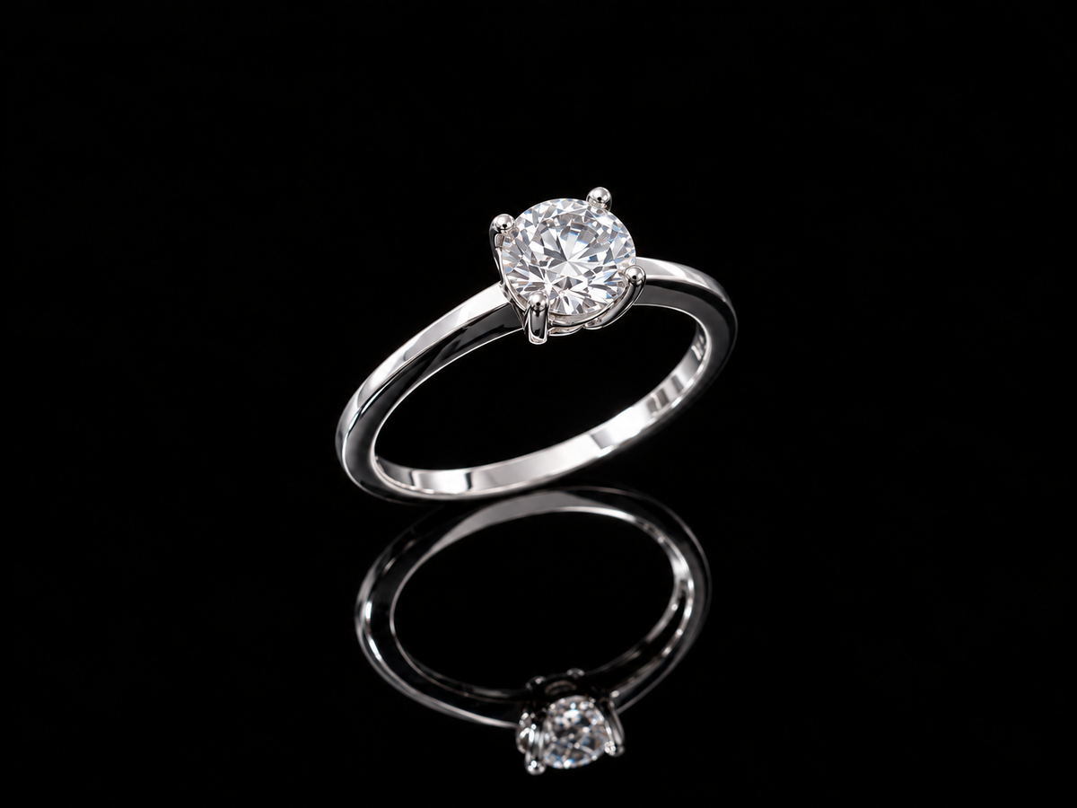 Gredzens ar briljantu 0.70ct GIA