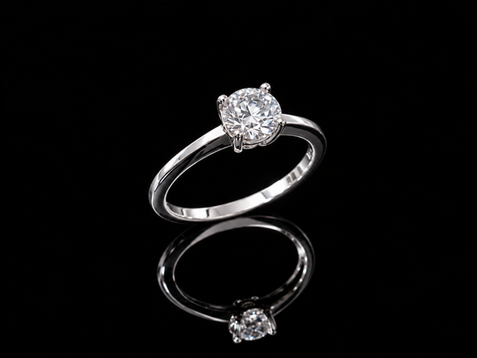 Кольцо с бриллиантом 0.70ct GIA