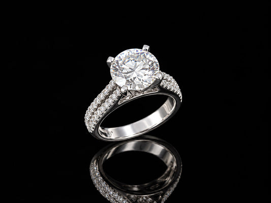 Gredzens ar LG briljantiem 3.52ct IGI