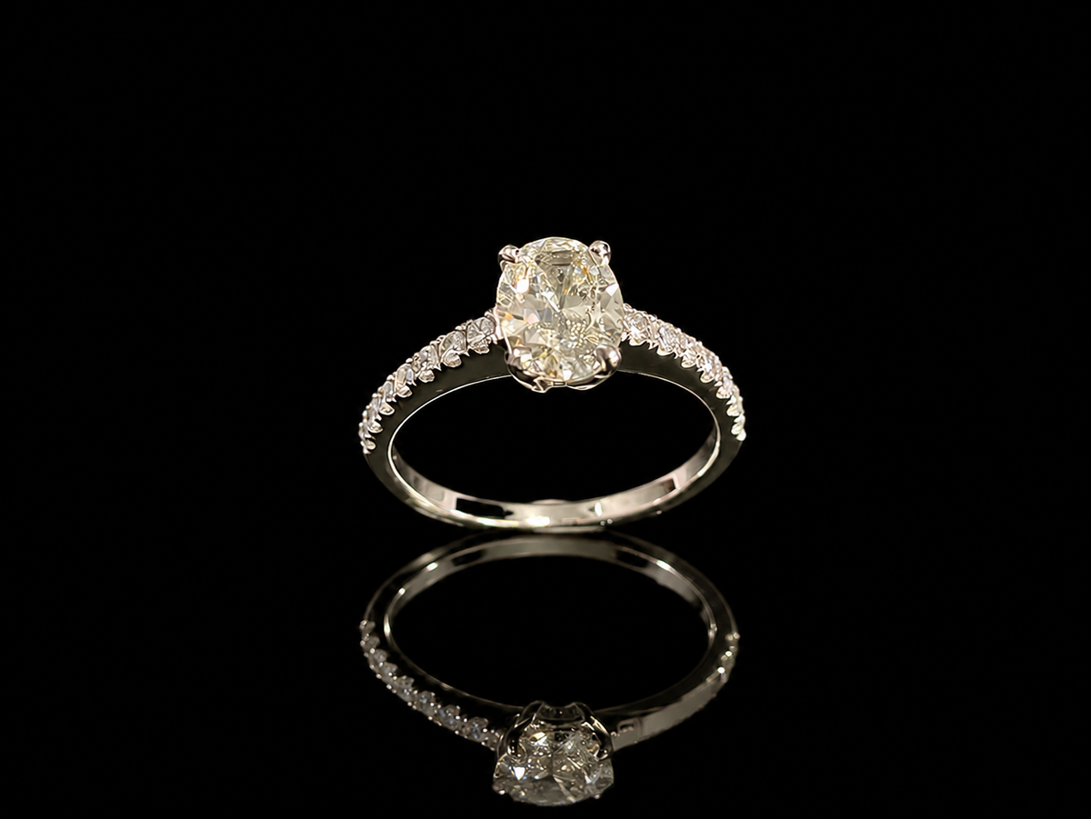 Gredzens ar briljantiem 1.62ct IGI