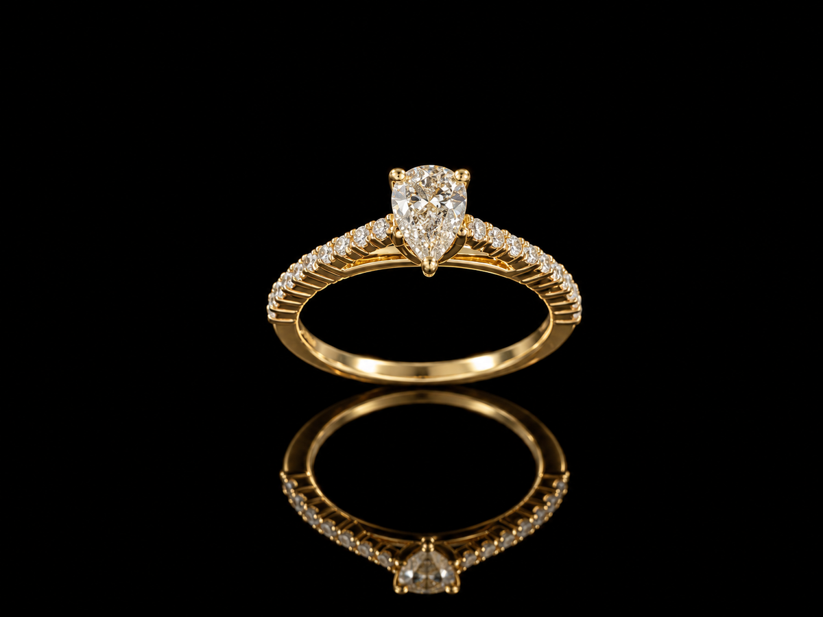 Gredzens ar briljantiem 0.78ct GIA