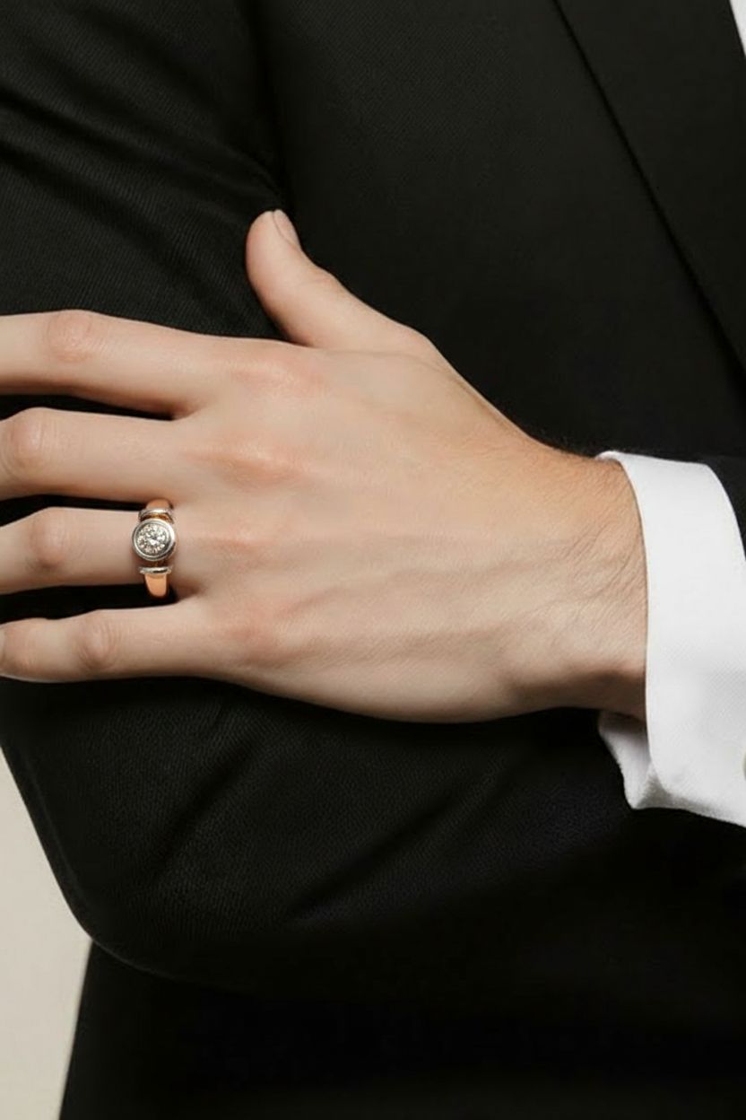 Кольцо с бриллиантом 1.00ct