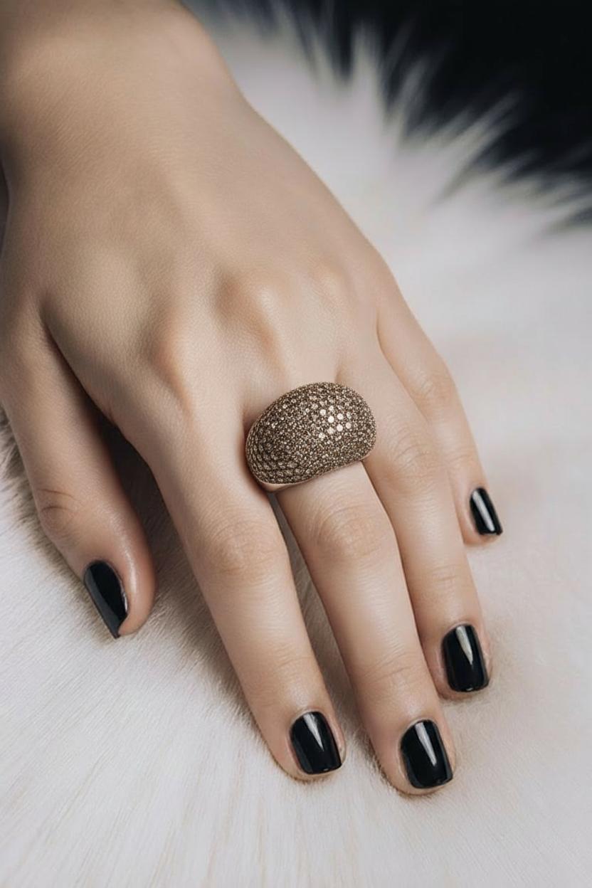 18kt white gold diamond ring 5.90ct