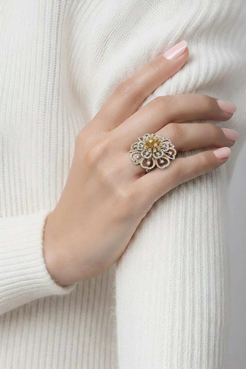 Кольцо с бриллиантами