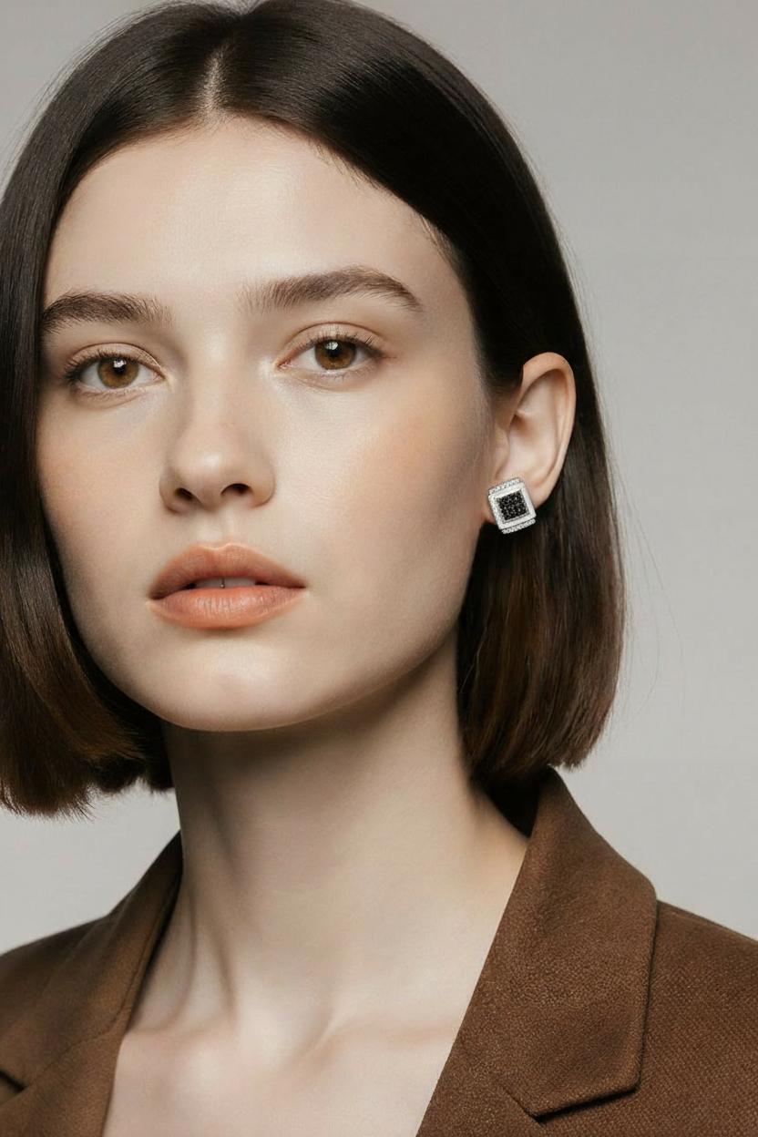 Серьги с бриллиантами