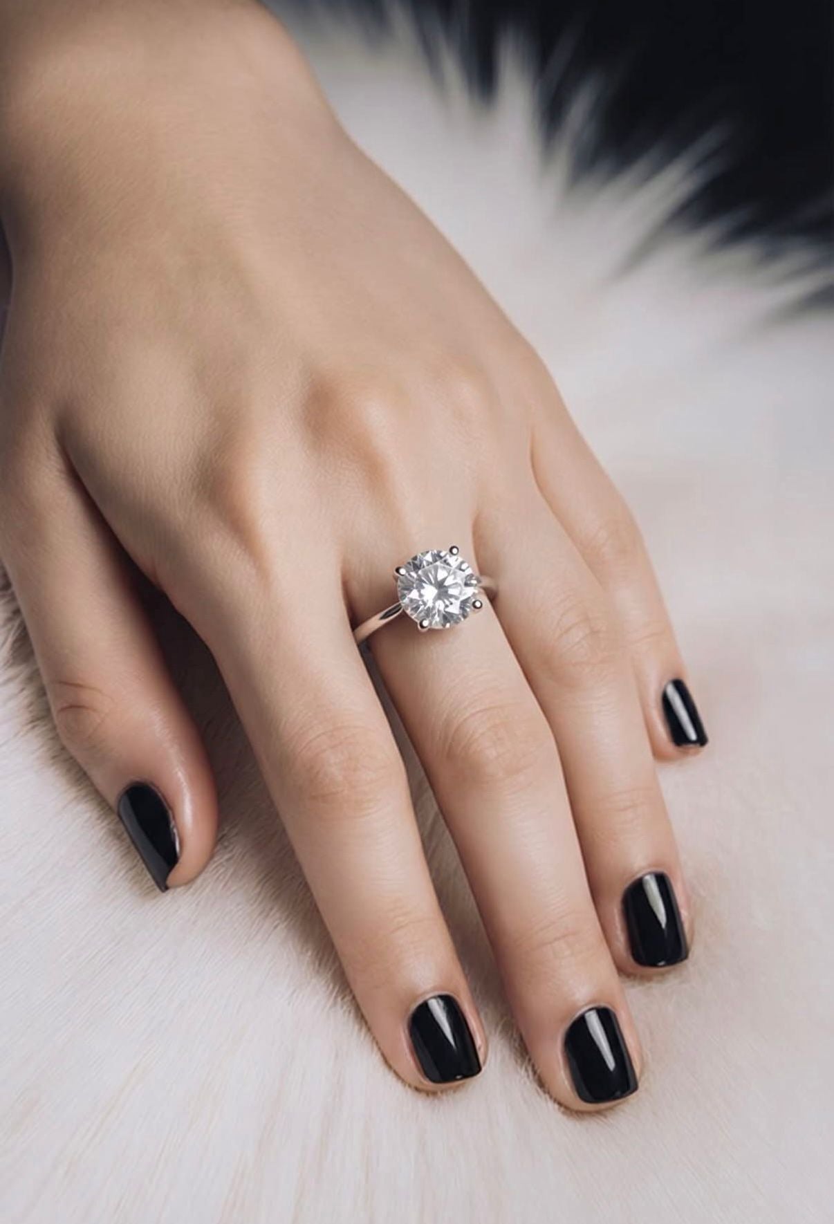 PT950 platinum diamond ring 3.01ct IGI