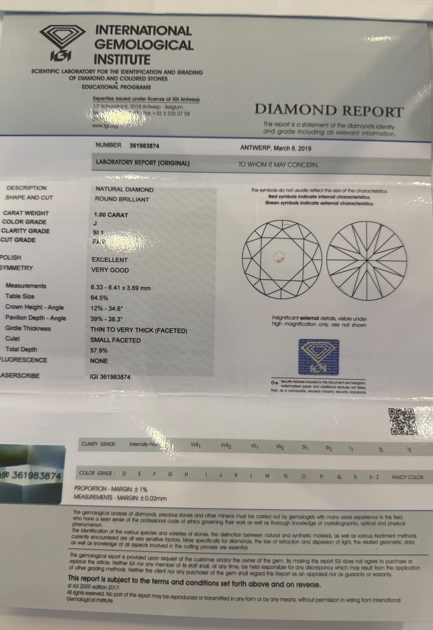 Platīnas gredzens ar safīriem un briljantiem 1.16ct IGI