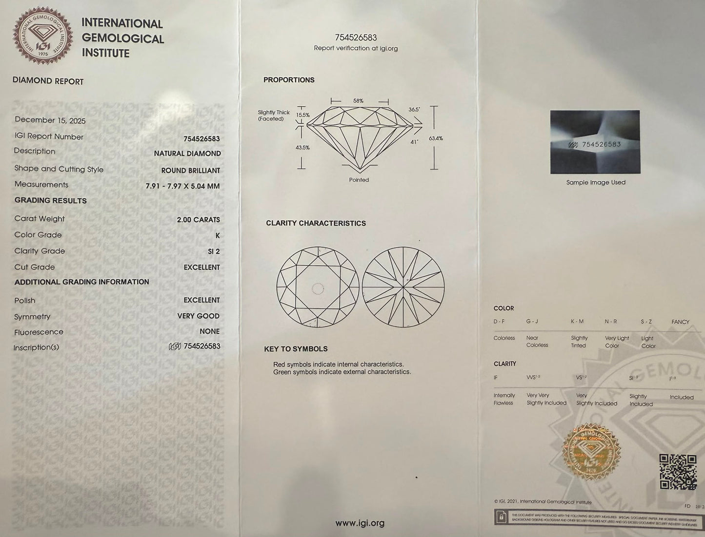 PT950 platinum diamond ring 2.55ct IGI