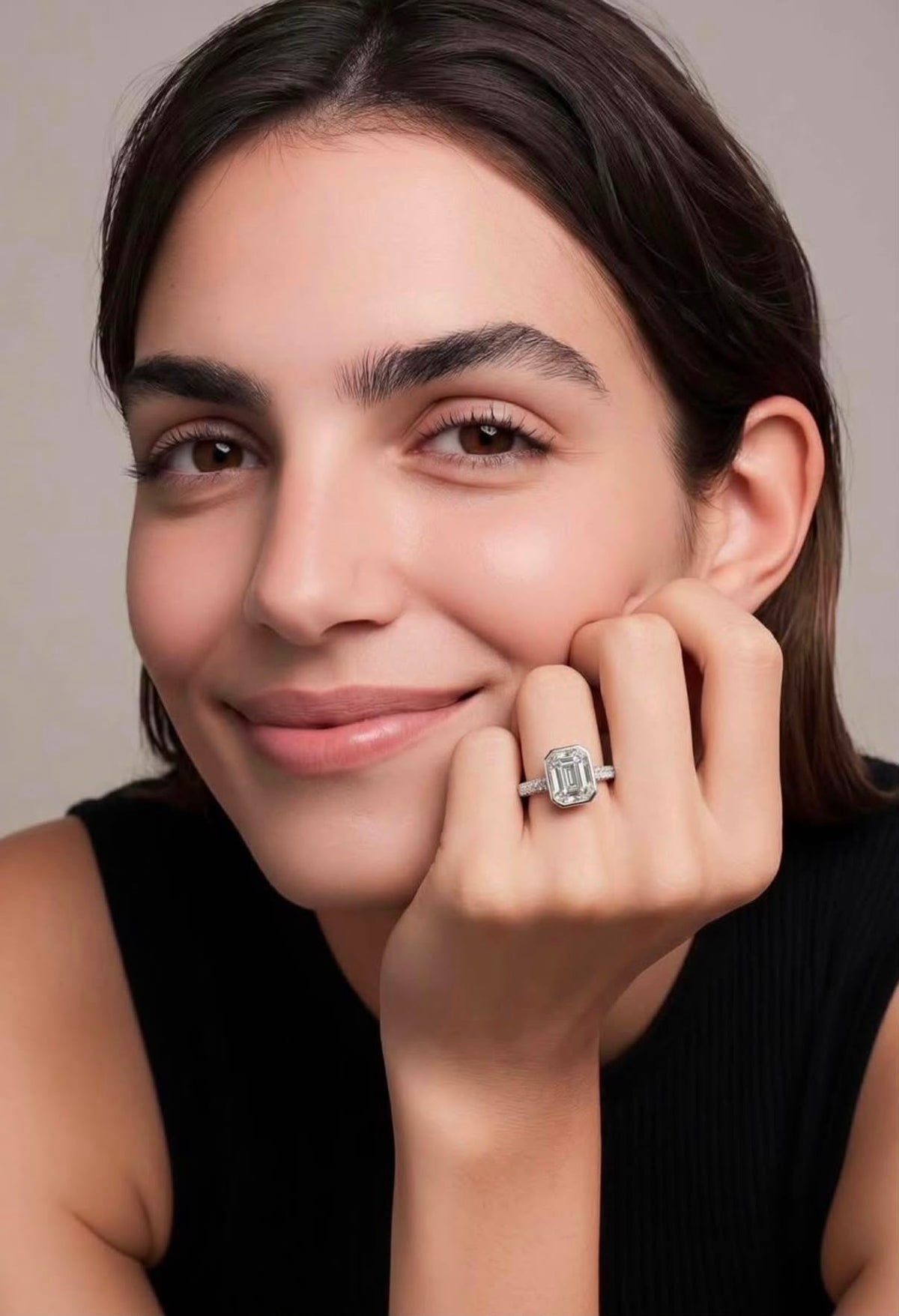 Platīnas gredzens ar briljantiem 2.43ct IGI