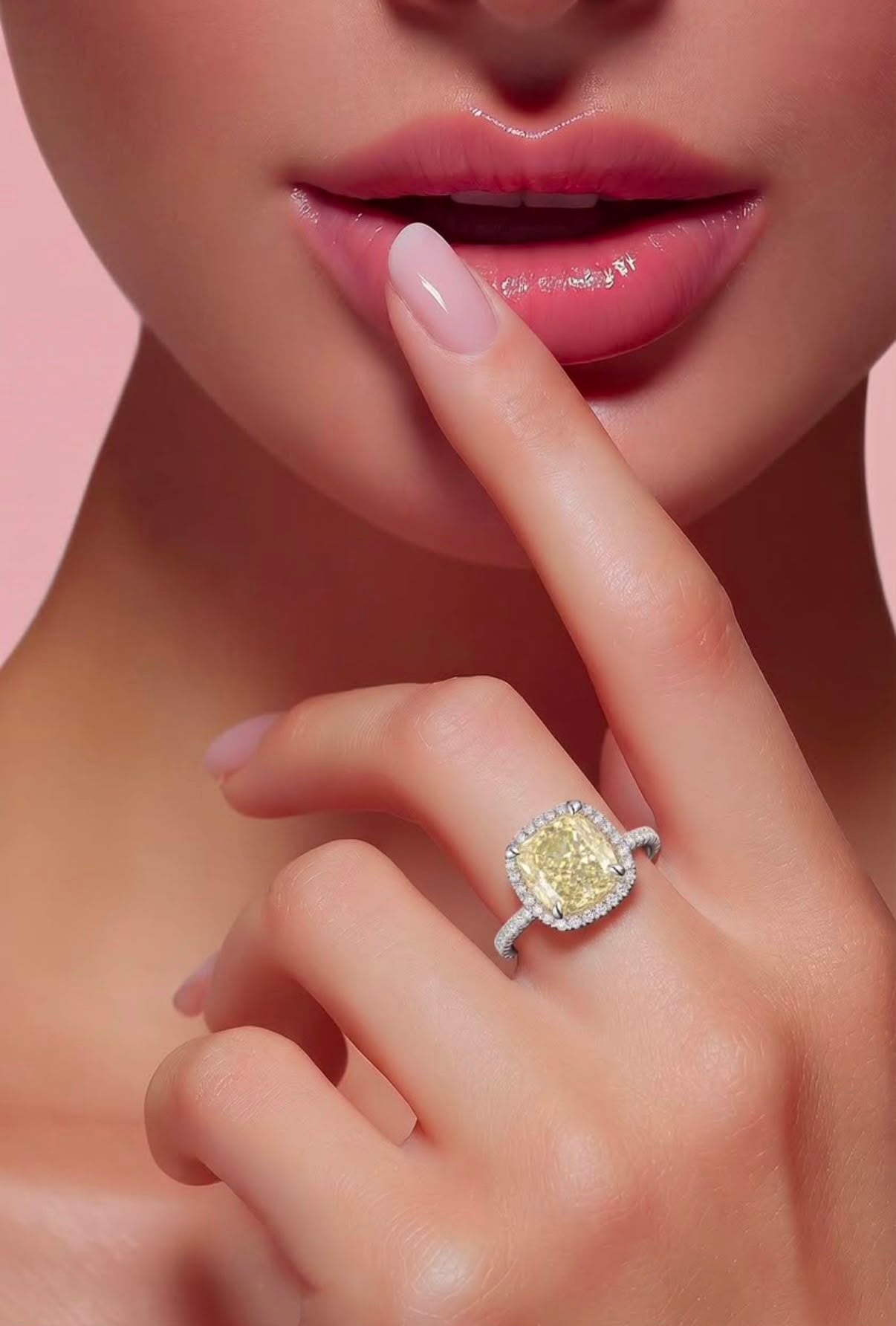 Platīnas gredzens ar briljantiem 4.70ct GIA