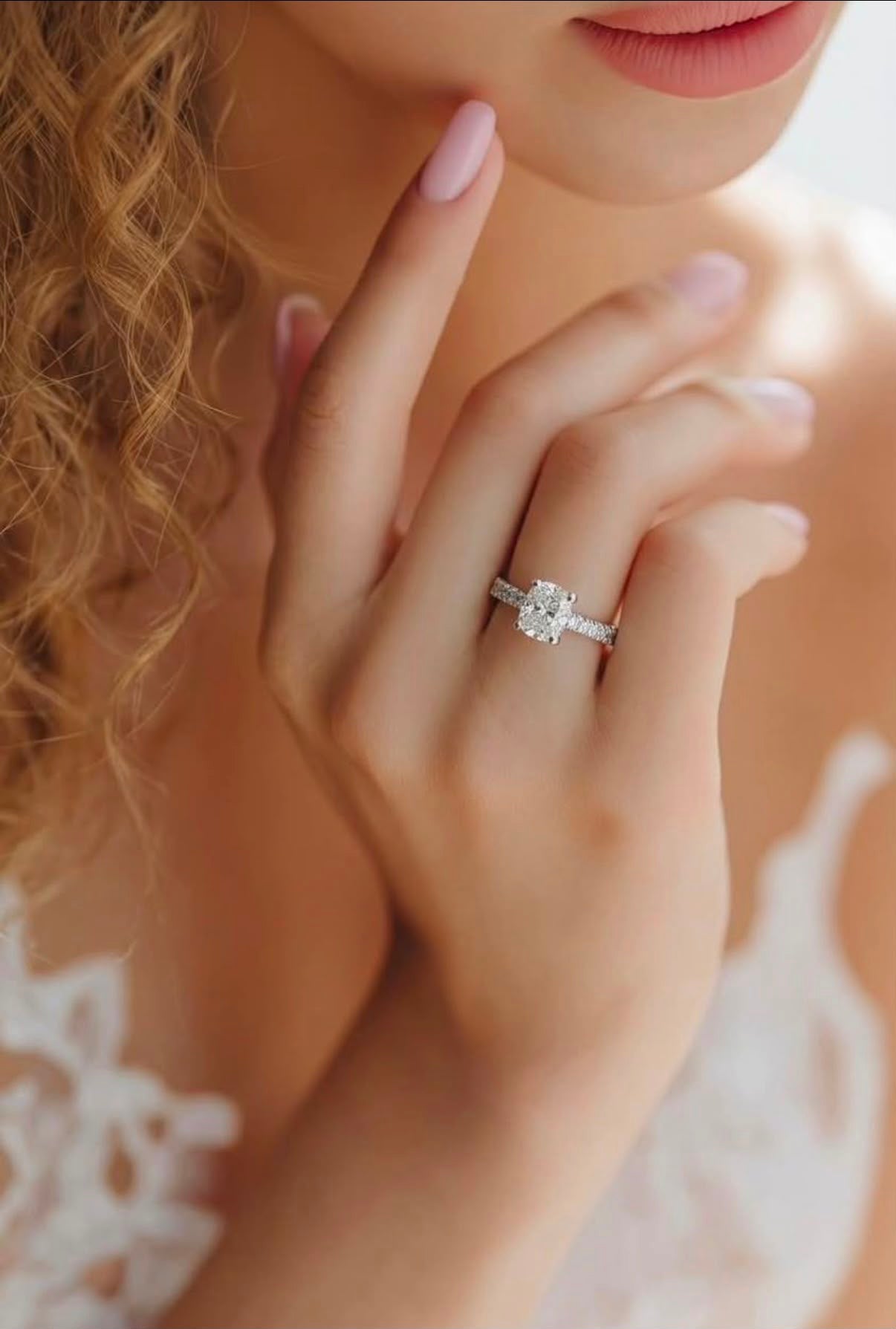 Platīnas gredzens ar briljantiem 1.72ct GIA
