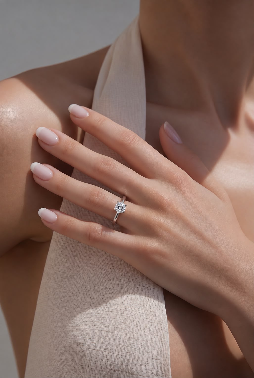 Кольцо с бриллиантом 0.70ct GIA